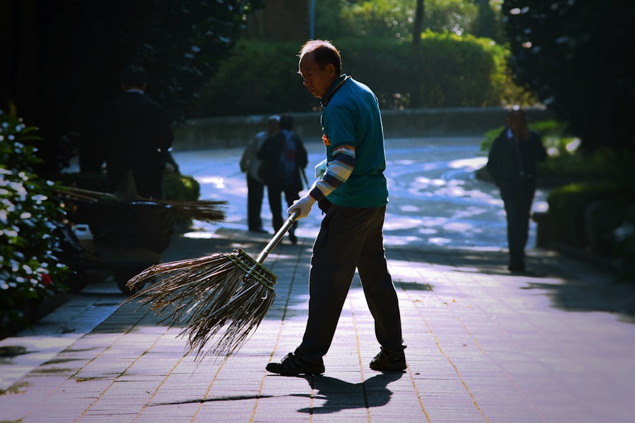 Cleaning employee
