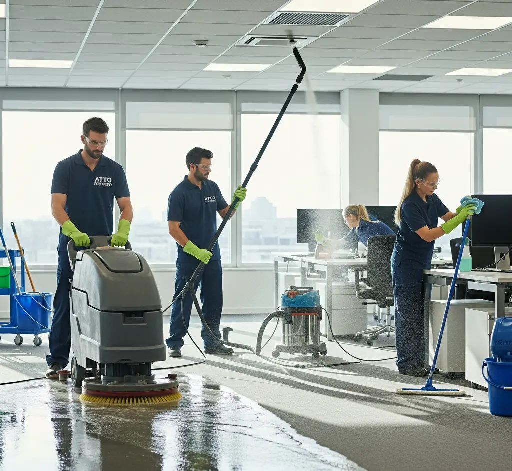 how to deep clean with commercial cleaning