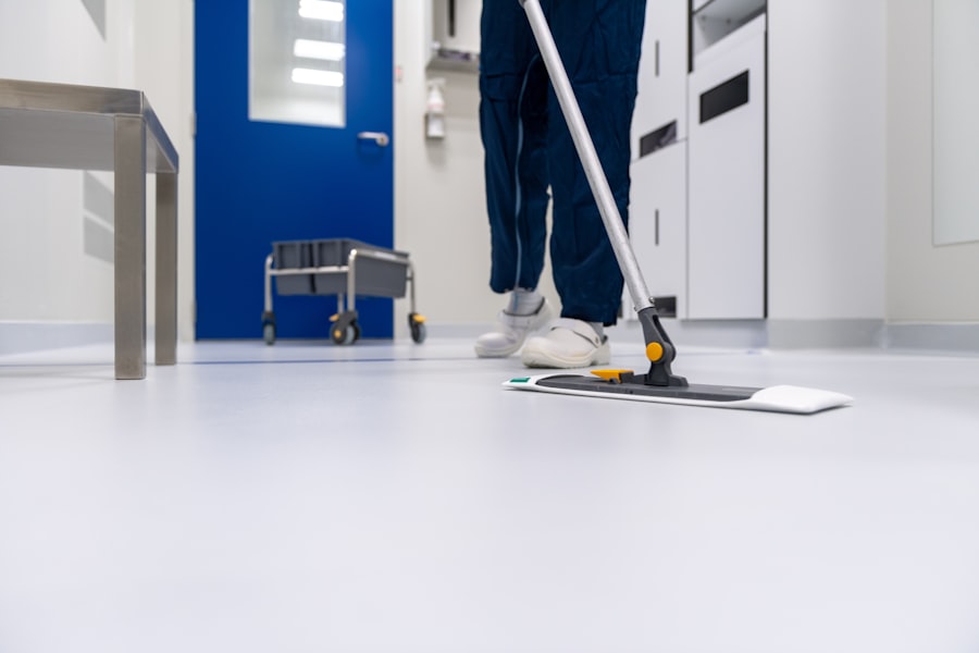 how to disinfect with commercial cleaning