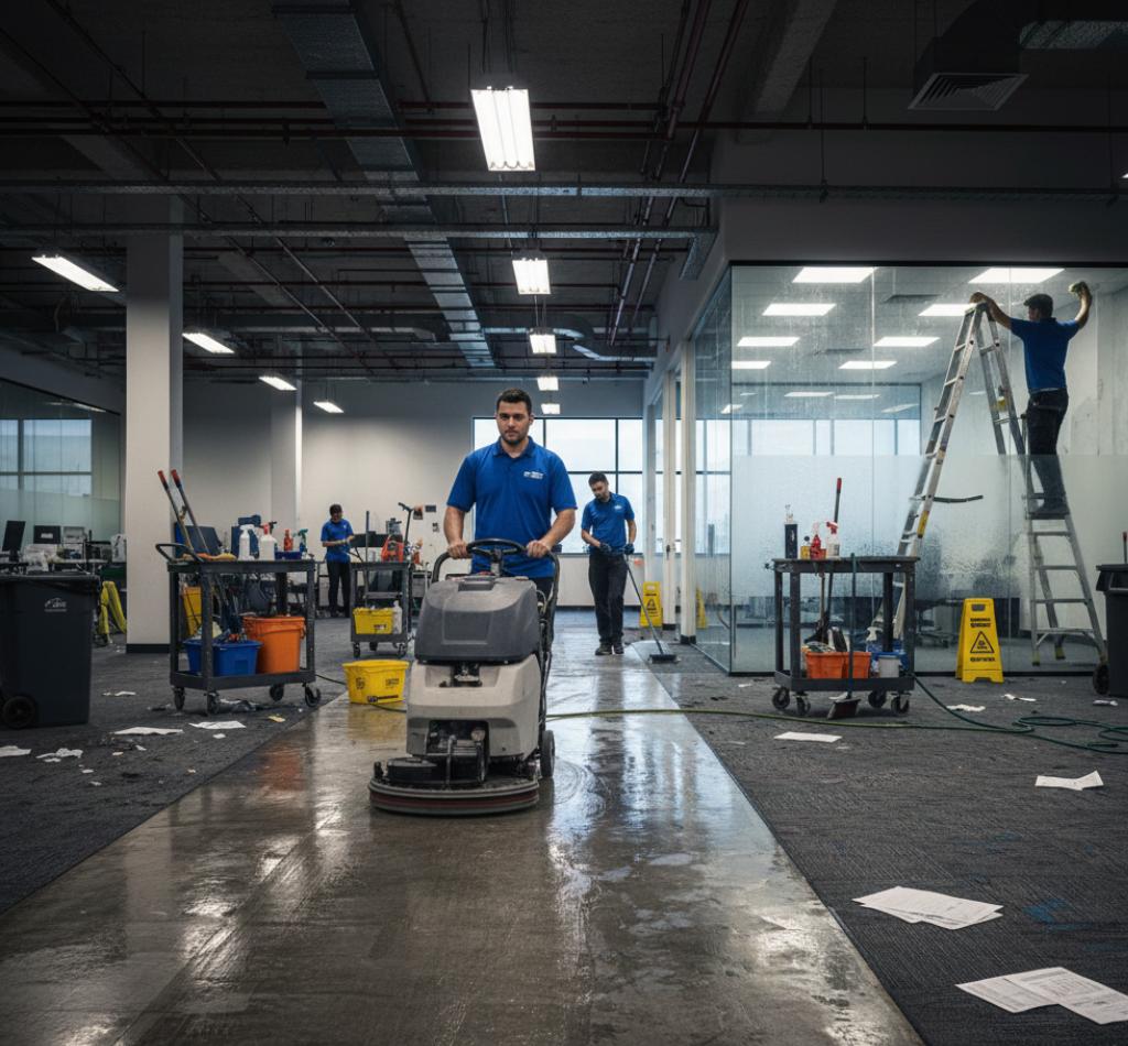 Professional commercial cleaning service in Melbourne CBD by attoproperty