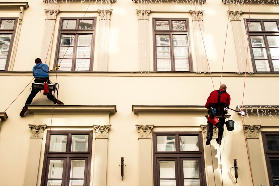Photo window cleaning